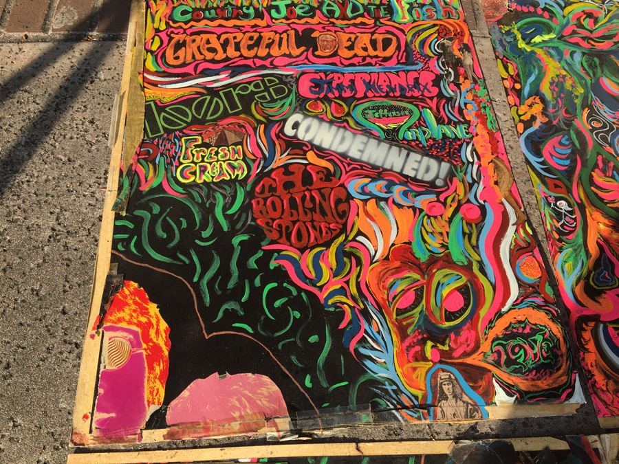 Original 1960's Rock & Roll Psychedelic Collage - 4-Panel Period Piece [Photo 19]