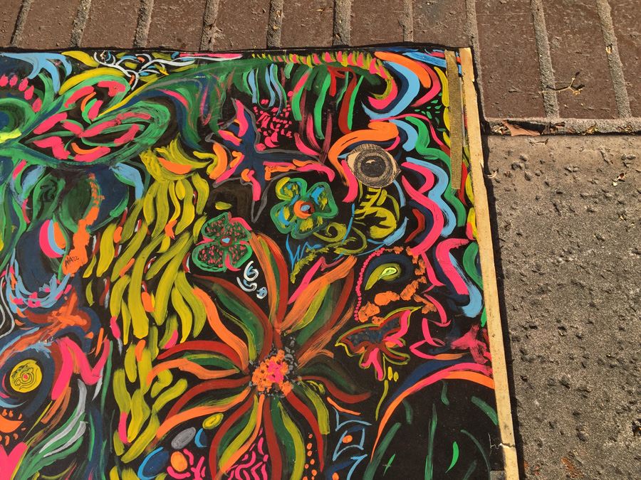 Original 1960's Rock & Roll Psychedelic Collage - 4-Panel Period Piece [Photo 23]