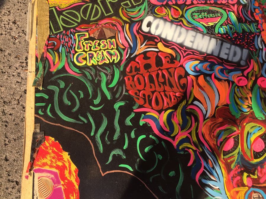 Original 1960's Rock & Roll Psychedelic Collage - 4-Panel Period Piece [Photo 20]