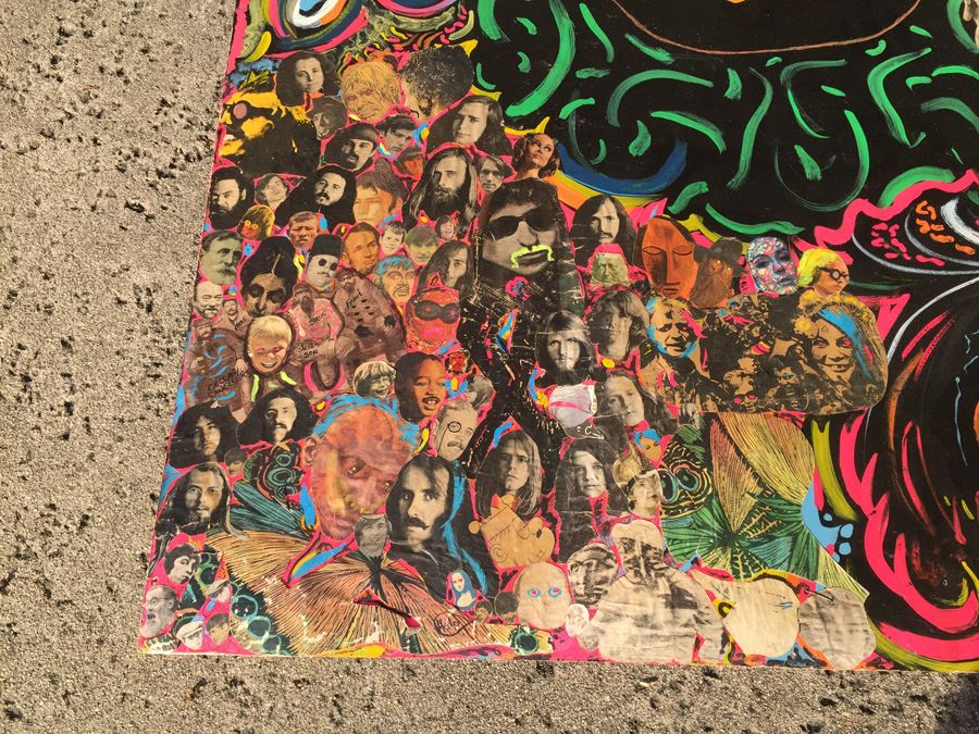 Original 1960's Rock & Roll Psychedelic Collage - 4-Panel Period Piece [Photo 11]