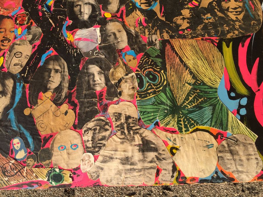 Original 1960's Rock & Roll Psychedelic Collage - 4-Panel Period Piece [Photo 13]