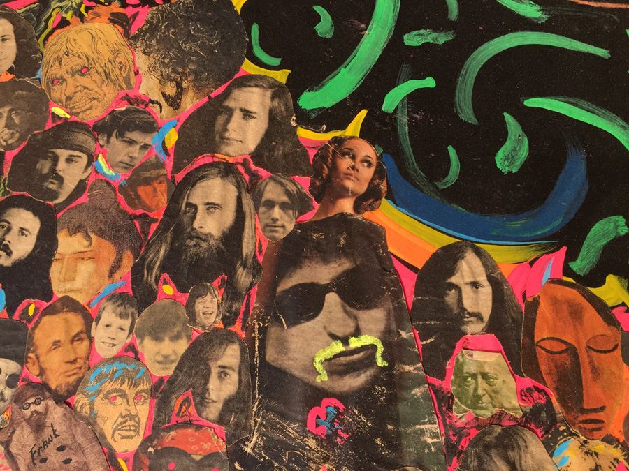 Original 1960's Rock & Roll Psychedelic Collage - 4-Panel Period Piece [Photo 18]