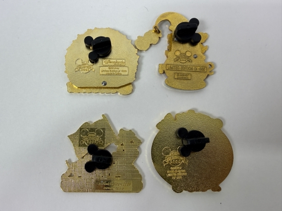 Just Added - Disney Limited Edition Pins: 2003 First Day Of Autumn Johnny Appleseed, 2006 St. Patrick's Day Chip And Dale, 2005 Groundhog Day Chip And Dale, And 2002 Armed Forces Day We Salute You Enamel Pin Collection [Photo 6]