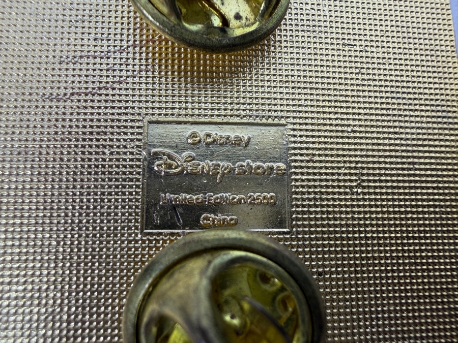 Just Added - Disneyland Resort Limited Edition 1500 Jessica Leaning On Benny The Cab, Disneyland 55th Anniversary Mr. Toad And Ichabod Crane Dangle Limited Edition 1500, And 1999 Toy Story 2 Theater Marquee Enamel Pin Collection [Photo 9]