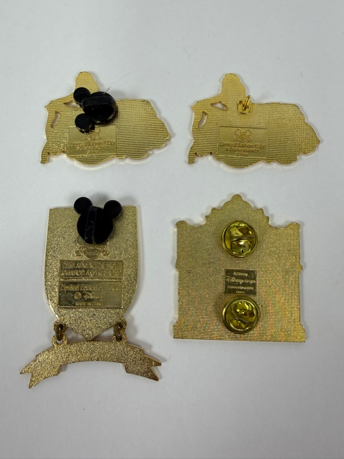 Just Added - Disneyland Resort Limited Edition 1500 Jessica Leaning On Benny The Cab, Disneyland 55th Anniversary Mr. Toad And Ichabod Crane Dangle Limited Edition 1500, And 1999 Toy Story 2 Theater Marquee Enamel Pin Collection [Photo 6]