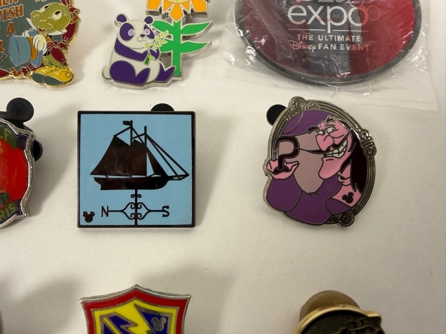 Just Added - Disney Pins: Toy Story 3 Mr. Pricklepants, Pinocchio Magical Musical Moments Jiminy Cricket, D23 Expo 2019 Honda Autopia Astronaut, Haunted Mansion Gargoyle, Ratatouille Chef Remy, And Captain Hook Enamel Pin Collection [Photo 4]