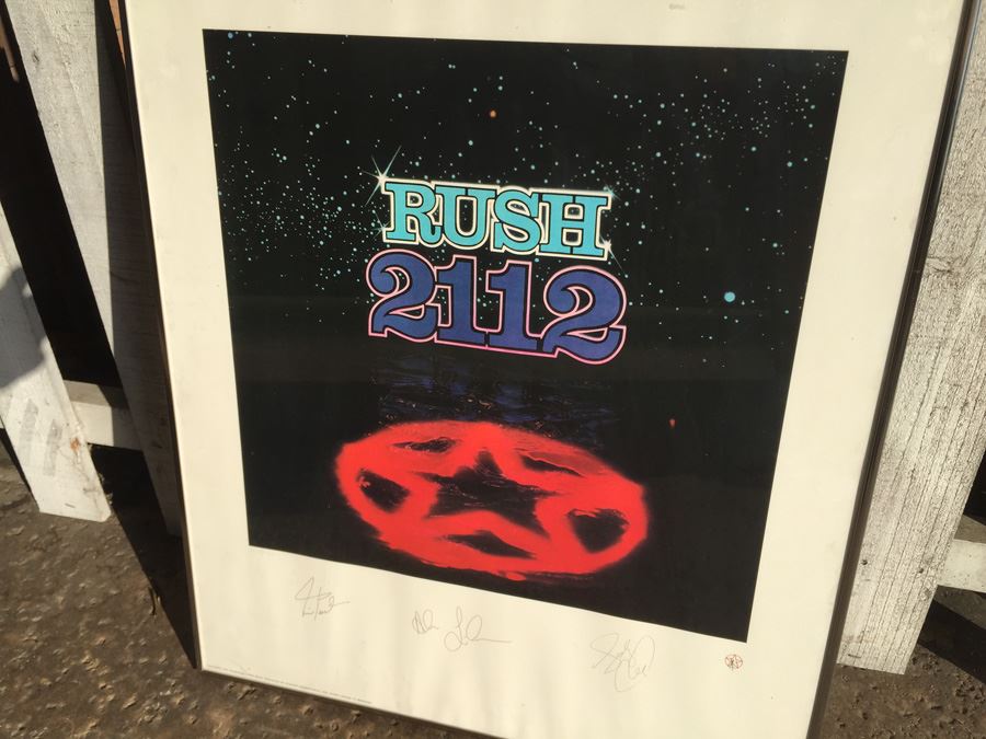Rush 2012 Print Plate Signed & Framed Numbered 2028/2500 [Photo 10]
