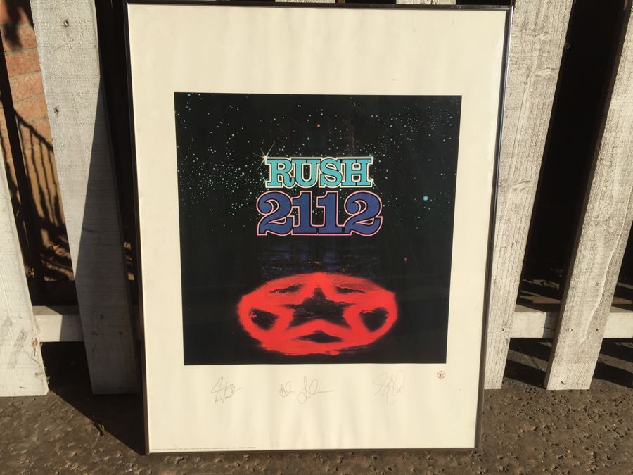 Rush 2012 Print Plate Signed & Framed Numbered 2028/2500 [Photo 9]