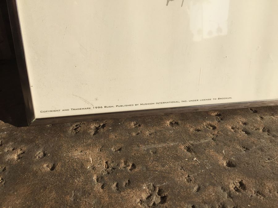 Rush 2012 Print Plate Signed & Framed Numbered 2028/2500 [Photo 8]