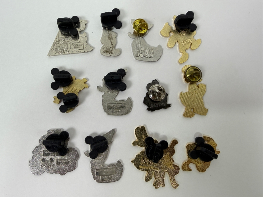 Just Added - Disney Pins: 2004 Wells Expedition Donald, 2002 Firefighter Donald, 1999 Millennium Countdown Ichabod & Mr. Toad, Scrooge McDuck With Cane, And Sorcerer Donald Enamel Pin Collection [Photo 10]