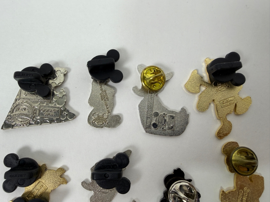 Just Added - Disney Pins: 2004 Wells Expedition Donald, 2002 Firefighter Donald, 1999 Millennium Countdown Ichabod & Mr. Toad, Scrooge McDuck With Cane, And Sorcerer Donald Enamel Pin Collection [Photo 11]