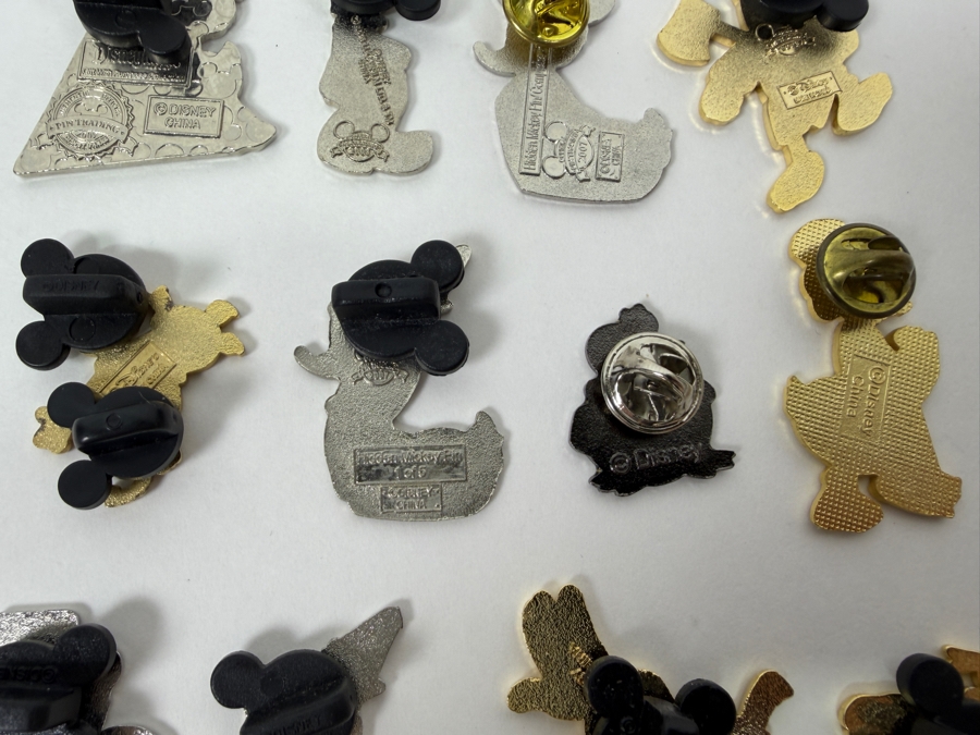 Just Added - Disney Pins: 2004 Wells Expedition Donald, 2002 Firefighter Donald, 1999 Millennium Countdown Ichabod & Mr. Toad, Scrooge McDuck With Cane, And Sorcerer Donald Enamel Pin Collection [Photo 12]