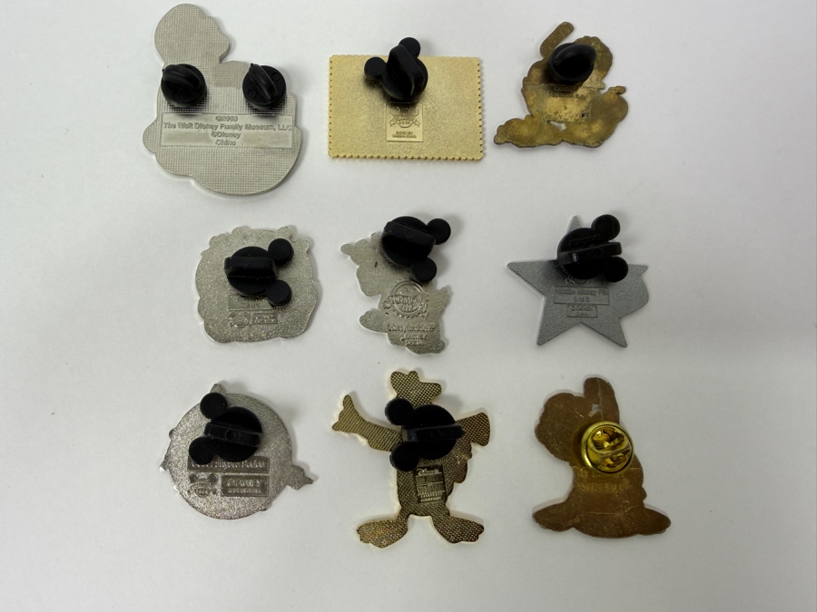 Just Added - Disney Pins: 2004 Vintage Toy Donald Pull Toy LE 100, 2004 Postage Stamp Donald, 2009 Haunted Mansion Phineas Donald, 2006 Independence Day Star LE 2500, And Various Donald Duck Adventure Enamel Pin Collection [Photo 8]