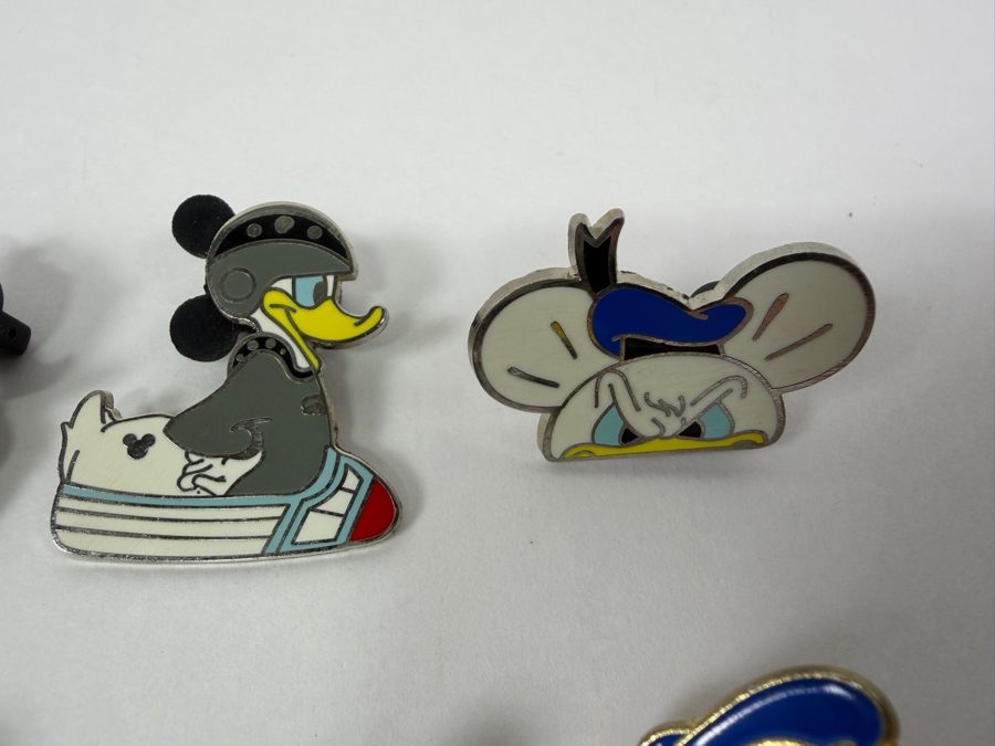 Just Added - Disney Pins: 2007 Hidden Mickey Rubber Duck Occupations, 1999 Millennium Countdown Ichabod & Mr. Toad, 2002 Travel Company Donald In Red Car, And Various Donald Duck Adventure Enamel Pin Collection
 [Photo 7]
