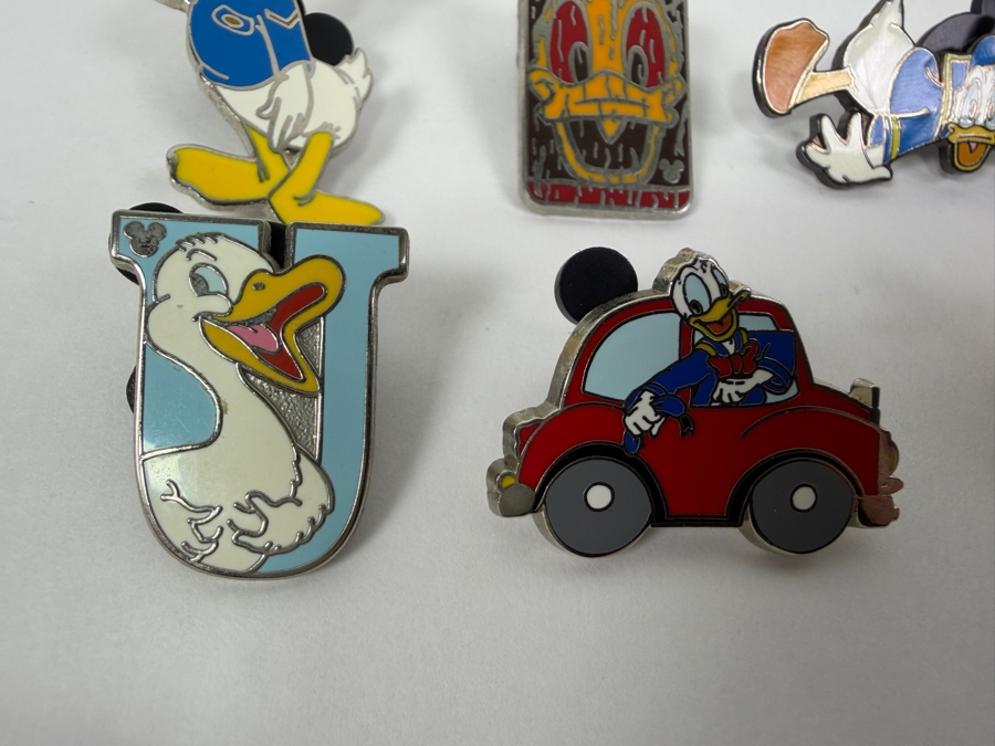 Just Added - Disney Pins: 2007 Hidden Mickey Rubber Duck Occupations, 1999 Millennium Countdown Ichabod & Mr. Toad, 2002 Travel Company Donald In Red Car, And Various Donald Duck Adventure Enamel Pin Collection
 [Photo 2]