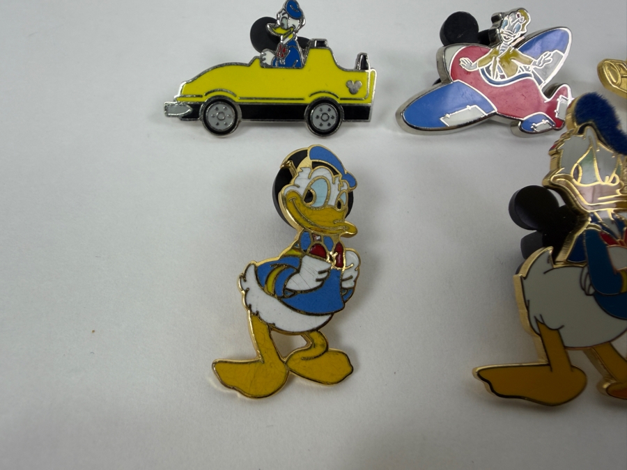Just Added - Donald Duck Enamel Pin Collection Featuring Hidden Mickey Cars, Airplanes, Kabuki Warrior, And Sherlock Holmes Designs
 [Photo 5]