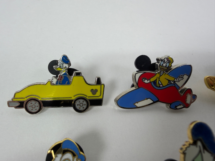 Just Added - Donald Duck Enamel Pin Collection Featuring Hidden Mickey Cars, Airplanes, Kabuki Warrior, And Sherlock Holmes Designs
 [Photo 7]