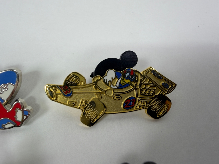 Just Added - Donald Duck Enamel Pin Collection Featuring Hidden Mickey Cars, Airplanes, Kabuki Warrior, And Sherlock Holmes Designs
 [Photo 6]