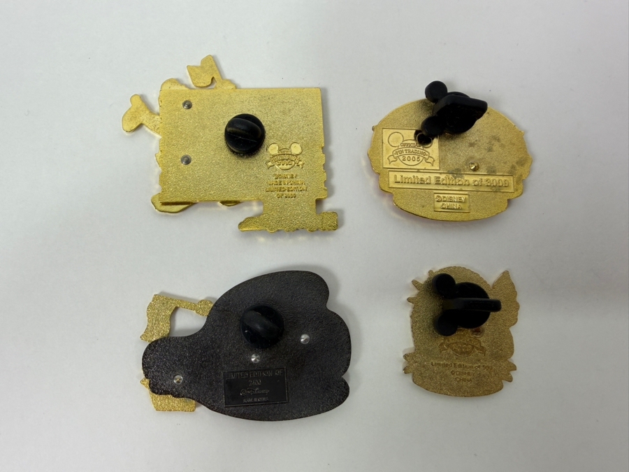 Just Added - Disney Pins: 2003 Magic Kingdom 4th Of July LE 2000, 2005 WDW Independence Day LE 3000, 2001 DCA Grizzly Peak 4th Of July LE 2400, And 2008 DLR Daisy Duck Statue Of Liberty LE 500 Enamel Pin Set [Photo 6]