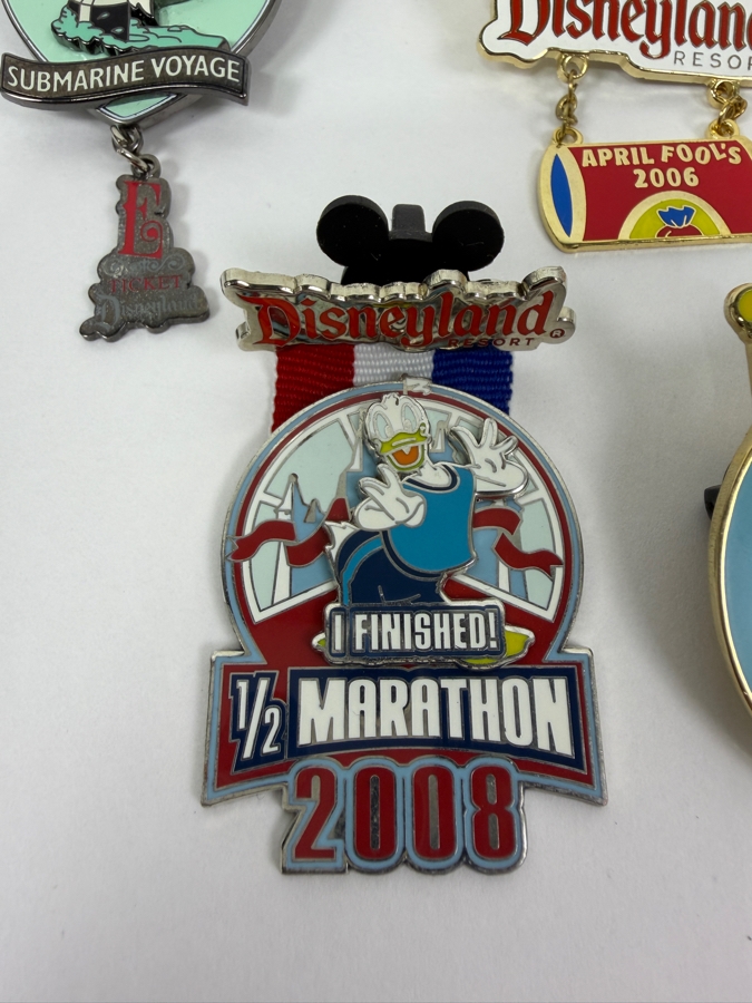 Just Added - Disney Limited Edition Pins: 2004 Submarine Voyage LE 1500, 2006 April Fool's LE 1500, Uncle Sam LE 500, 2008 Half Marathon LE 2000, And Huey, Dewey, And Louie American Flag LE 250 Enamel Collection [Photo 5]
