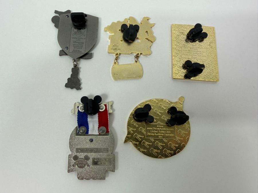 Just Added - Disney Limited Edition Pins: 2004 Submarine Voyage LE 1500, 2006 April Fool's LE 1500, Uncle Sam LE 500, 2008 Half Marathon LE 2000, And Huey, Dewey, And Louie American Flag LE 250 Enamel Collection [Photo 7]