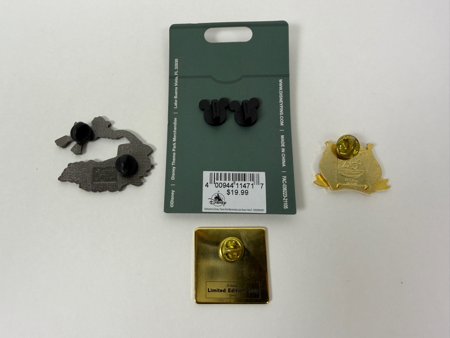 Just Added - Disney Limited Edition Pins: 2021 Letters To Santa Donald & Nephews LE 4000, 2001 Disneyland Summer Jet Ski Donald LE 3600, 2000 Animal Kingdom 4th Of July Donald, And 2002 All-American Picnic Donald LE 2500 Collection
 [Photo 6]