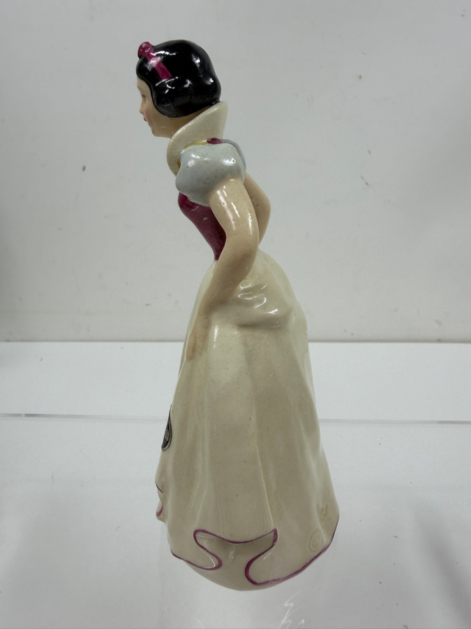 Just Added - Vintage 1950s Goebel Germany Walt Disney Snow White And The Seven Dwarfs Porcelain Figurine Collection Featuring Sneezy, Bashful, Sleepy, Dopey, Happy, Grumpy, And Doc With Original Foil Labels 3'H - 6'H [Photo 21]