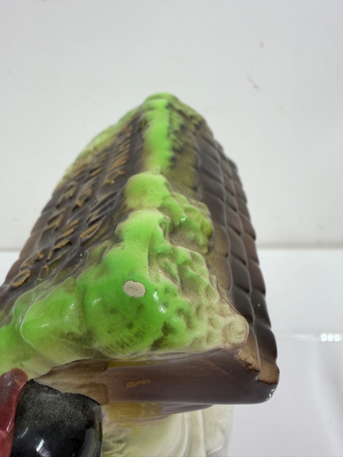 Just Added - Vintage 1960s Enesco Walt Disney Productions Snow White Doc’s Storage Barrel Ceramic Pencil Sharpener And Holder Made In Japan 5'H [Photo 5]