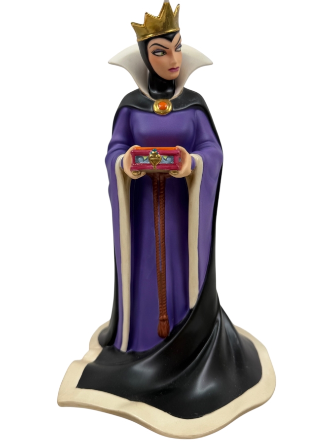 Just Added - Walt Disney Classics Collection Snow White Evil Queen Bring Back Her Heart Limited Edition 1997 Hand Painted Porcelain Figurine 9'H