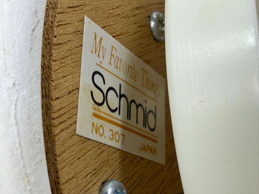 Just Added - Vintage 1980s Schmid Disney Snow White And The Seven Dwarfs Sneezy Hand Painted Rotating Ceramic Music Box Made In Japan 6.75'H [Photo 6]