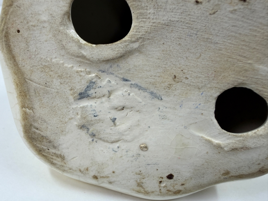 Just Added - Vintage 1949 Leeds China Co. Walt Disney Snow White Ceramic Figurine Coin Bank Featuring Iconic Pose With Pastel Blue Top And Yellow Skirt 6.5'H [Photo 7]