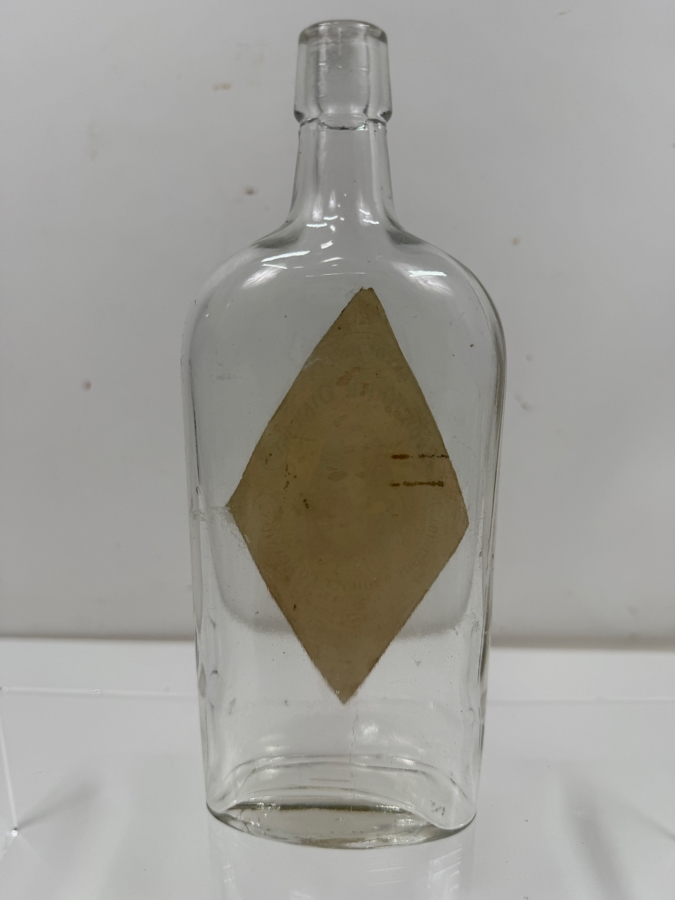 Just Added - Rare Antique Savournin’s Snow White Diamond The Ladies’ Toilet Companion Labeled Clear Glass Bottle Prepared By W. H. Savournin Philadelphia PA 8.5'H [Photo 9]
