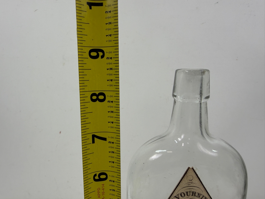 Just Added - Rare Antique Savournin’s Snow White Diamond The Ladies’ Toilet Companion Labeled Clear Glass Bottle Prepared By W. H. Savournin Philadelphia PA 8.5'H [Photo 8]