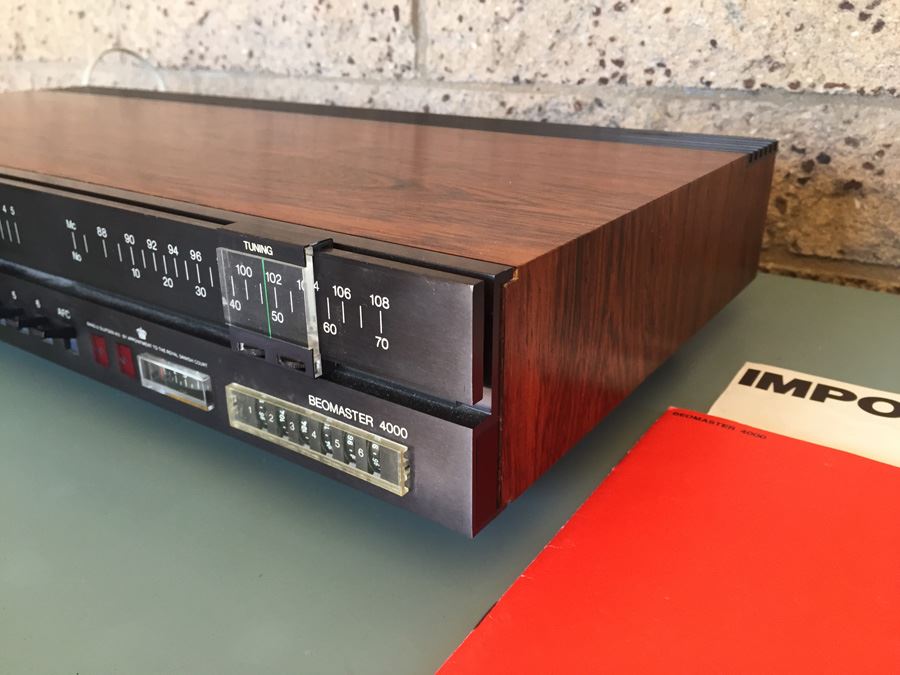Bang & Olufsen Denmark Beomaster 4000 Receiver - Designed By Jacob Jensen - CHARITY ITEM [Photo 8]