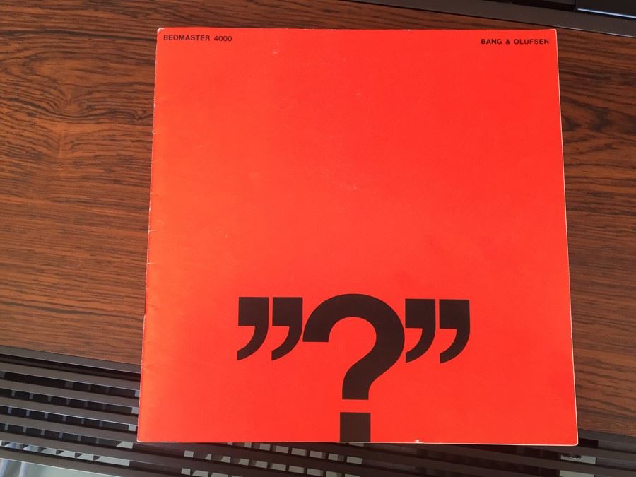 Bang & Olufsen Denmark Beomaster 4000 Receiver - Designed By Jacob Jensen - CHARITY ITEM [Photo 14]