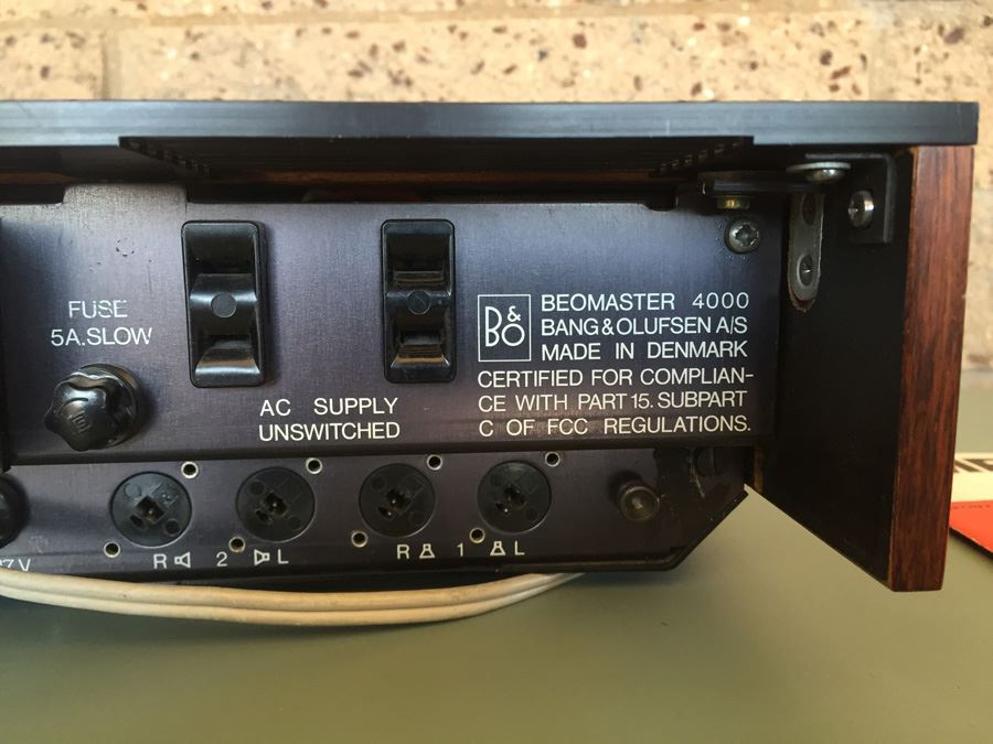 Bang & Olufsen Denmark Beomaster 4000 Receiver - Designed By Jacob Jensen - CHARITY ITEM [Photo 10]