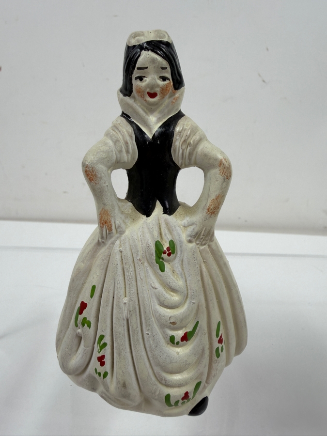 Just Added - Vintage 1945 Snow White And The Seven Dwarfs Chalkware Figurine And 1950s Disney Aluminum Child’s Cup Collection 3' - 4'H
 [Photo 4]
