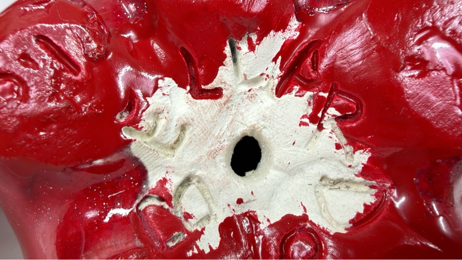 Just Added - Walt Disney's Snow White And The Seven Dwarfs Collector Set Featuring Kenleys Cartoon Classics Plate, 1948 Little Golden Book, Large Ceramic Poison Apple, And Hand Painted Glass Figurine Bell Collection [Photo 9]