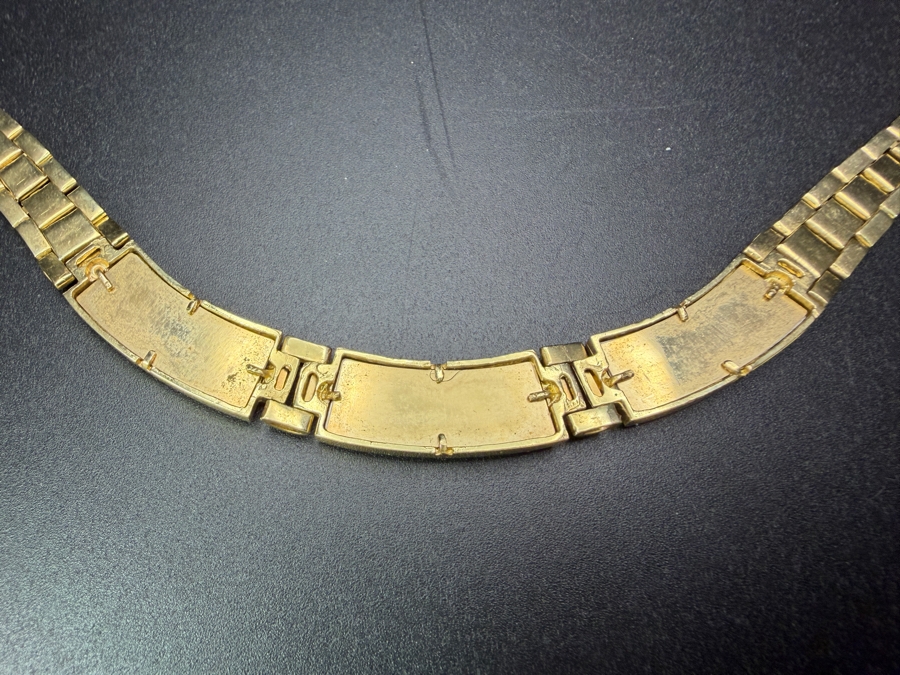 14k Gold 17' Necklace Featuring A Panther Motif 36.5g [Gold Melt Value Is $3,279] [Photo 6]