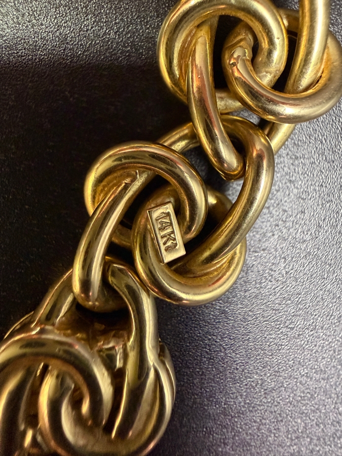 14k Gold 17' Chain Necklace 33.1g [Gold Melt Value Is $2,973] [Photo 4]