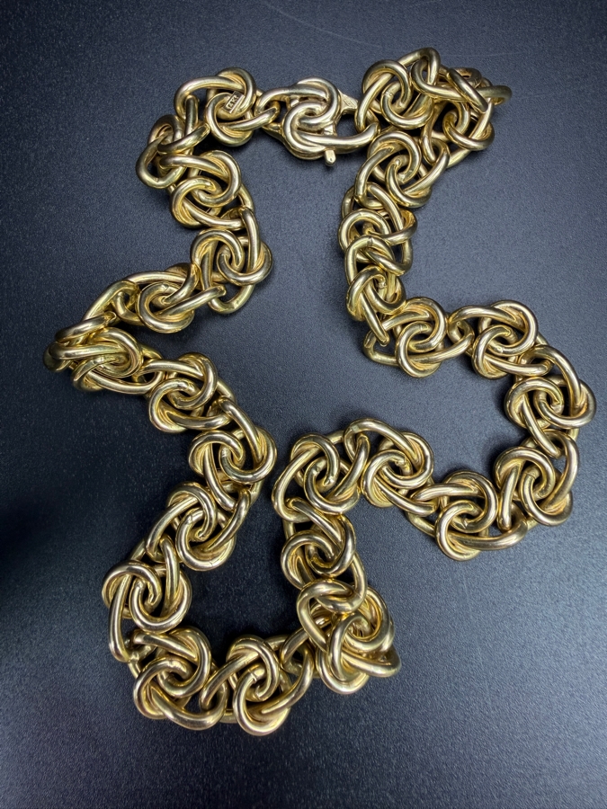 14k Gold 17' Chain Necklace 33.1g [Gold Melt Value Is $2,973] [Photo 3]