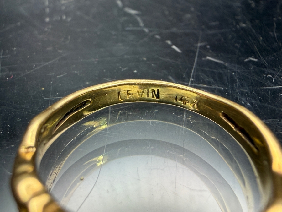 14k Gold Pearl Ring Size 5 2.6g [Photo 4]