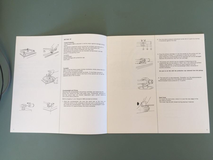 Bang & Olufsen B&O Beogram 3000 Turntable - Working But Needs SP12 Stylus Cartridge - CHARITY ITEM [Photo 11]