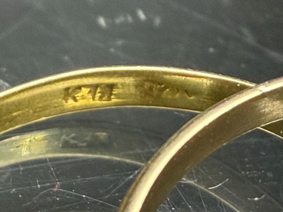 14k Gold Trinity Cartier Style Italian Ring Size 5.25 3.0g [Photo 6]