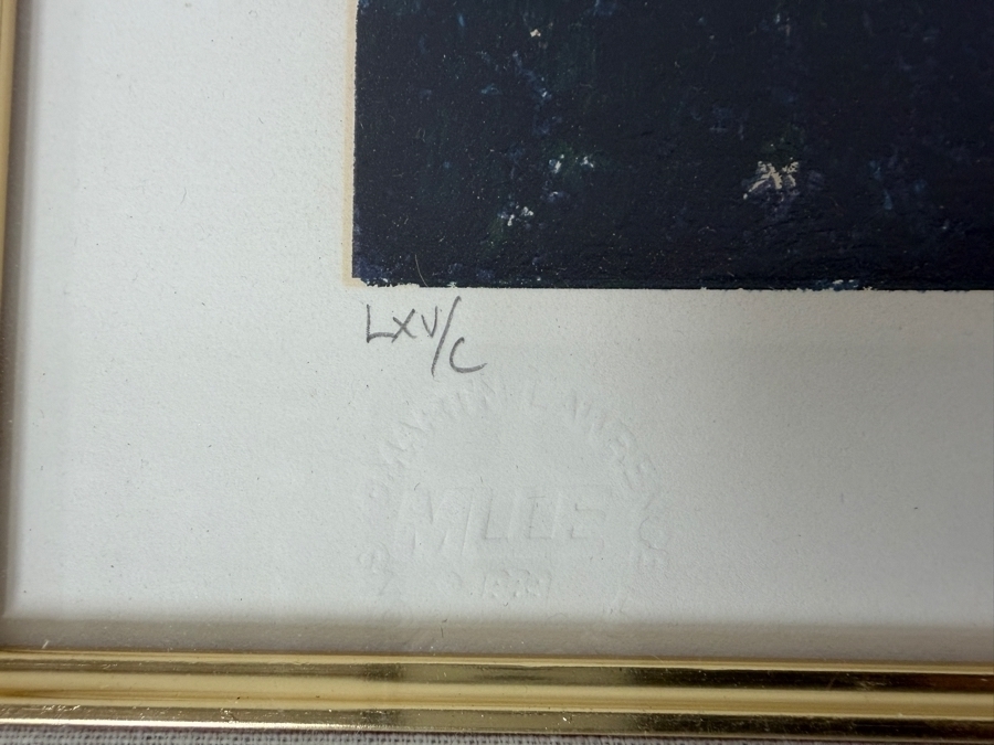 Just Added - Morning Workout By Mark King, A Signed And Numbered Limited Edition Serigraph On Paper From His Equestrian Suite 17' X 23' Framed 27.5' X 32'  (RSF)
 [Photo 7]