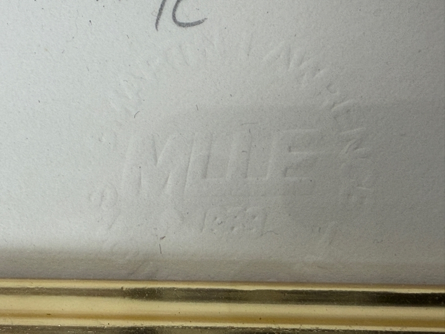 Just Added - Morning Workout By Mark King, A Signed And Numbered Limited Edition Serigraph On Paper From His Equestrian Suite 17' X 23' Framed 27.5' X 32'  (RSF)
 [Photo 8]