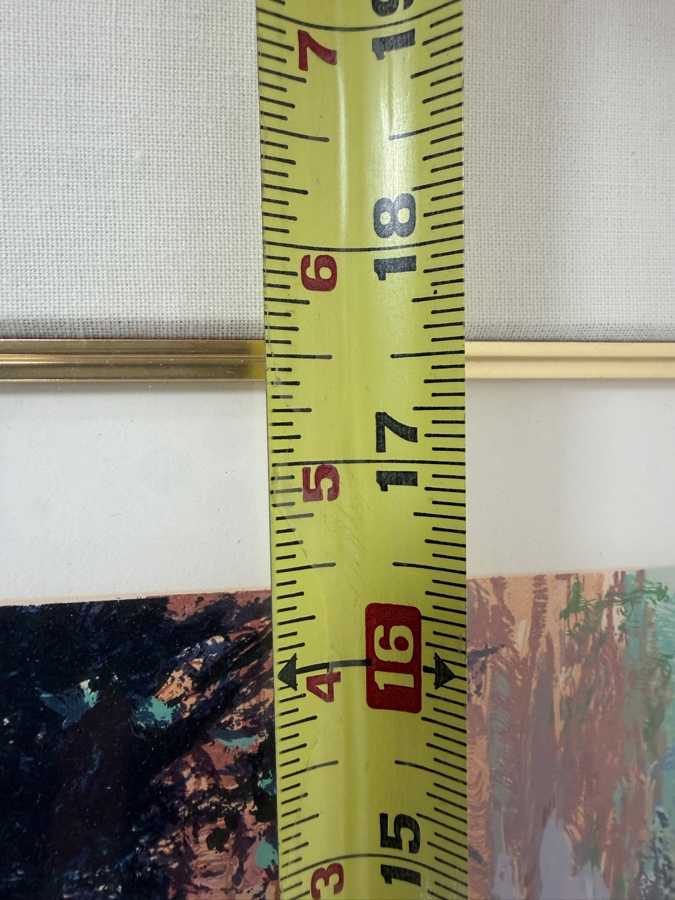 Just Added - Morning Workout By Mark King, A Signed And Numbered Limited Edition Serigraph On Paper From His Equestrian Suite 17' X 23' Framed 27.5' X 32'  (RSF)
 [Photo 9]