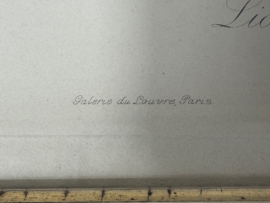 Antique 1909 Print Of 'Mona Lisa' By Leonardo Da Vinci Published In Berlin, Germany By Verlag Der Gesellschaft Zur Verbreitung Klassischer Kunst (Publisher Of The Society For The Distribution Of Classical Art) No. 171 14.5 X 22 Framed 25 X 35 [Photo 16]