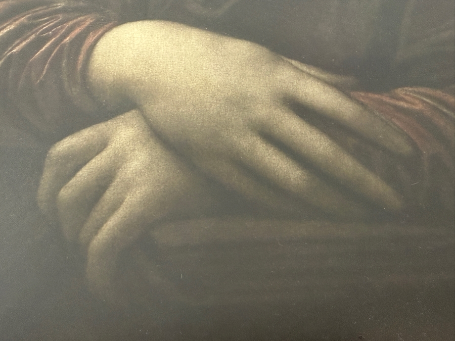 Antique 1909 Print Of 'Mona Lisa' By Leonardo Da Vinci Published In Berlin, Germany By Verlag Der Gesellschaft Zur Verbreitung Klassischer Kunst (Publisher Of The Society For The Distribution Of Classical Art) No. 171 14.5 X 22 Framed 25 X 35 [Photo 13]