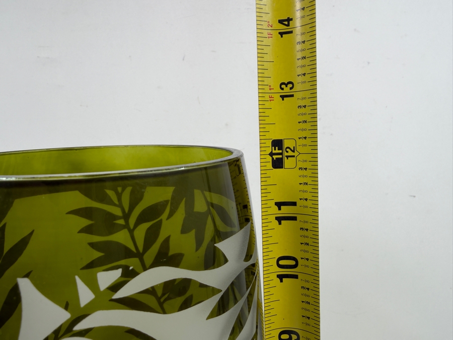 Just Added - Lenox Boutique Fern Leaf Pattern Vase 12'H [Photo 4]